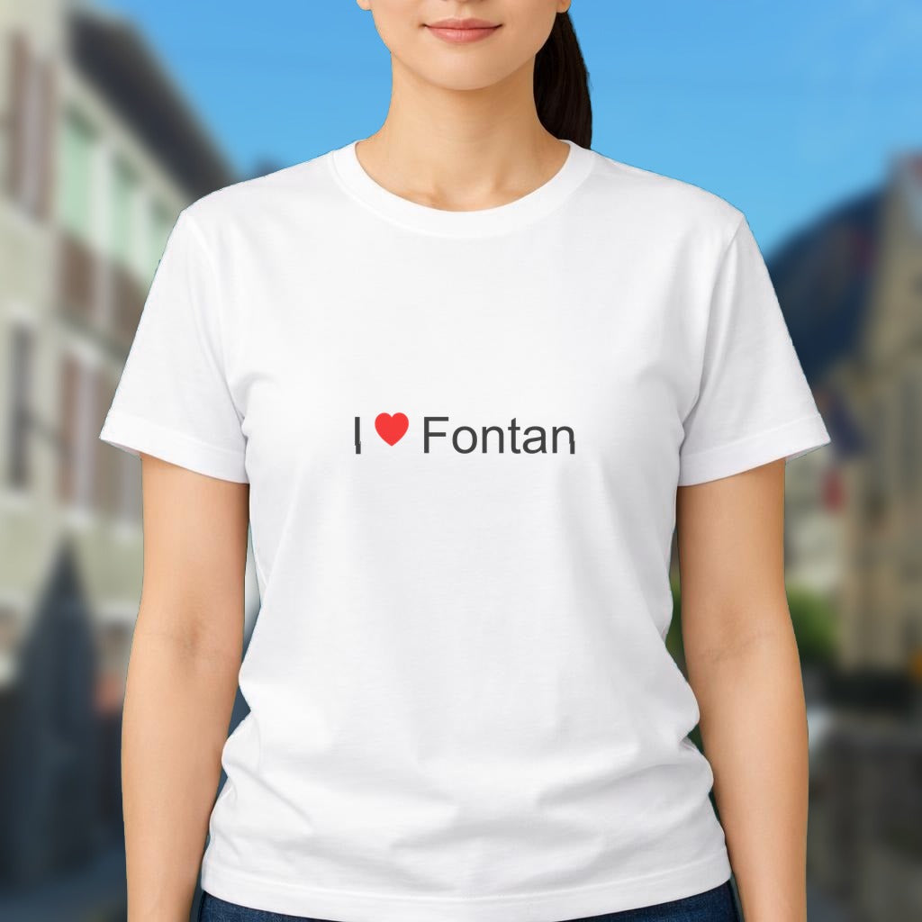 T-shirt I love fontan