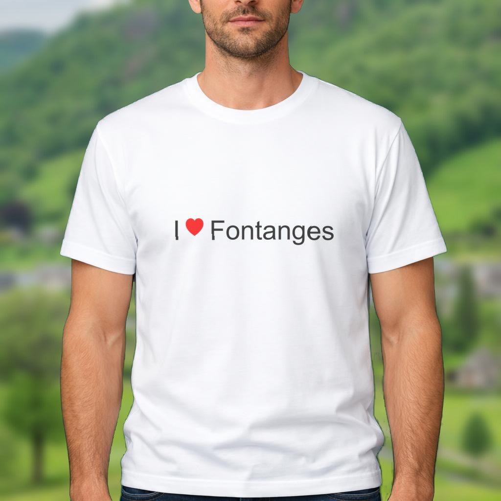 T-shirt I love fontanges