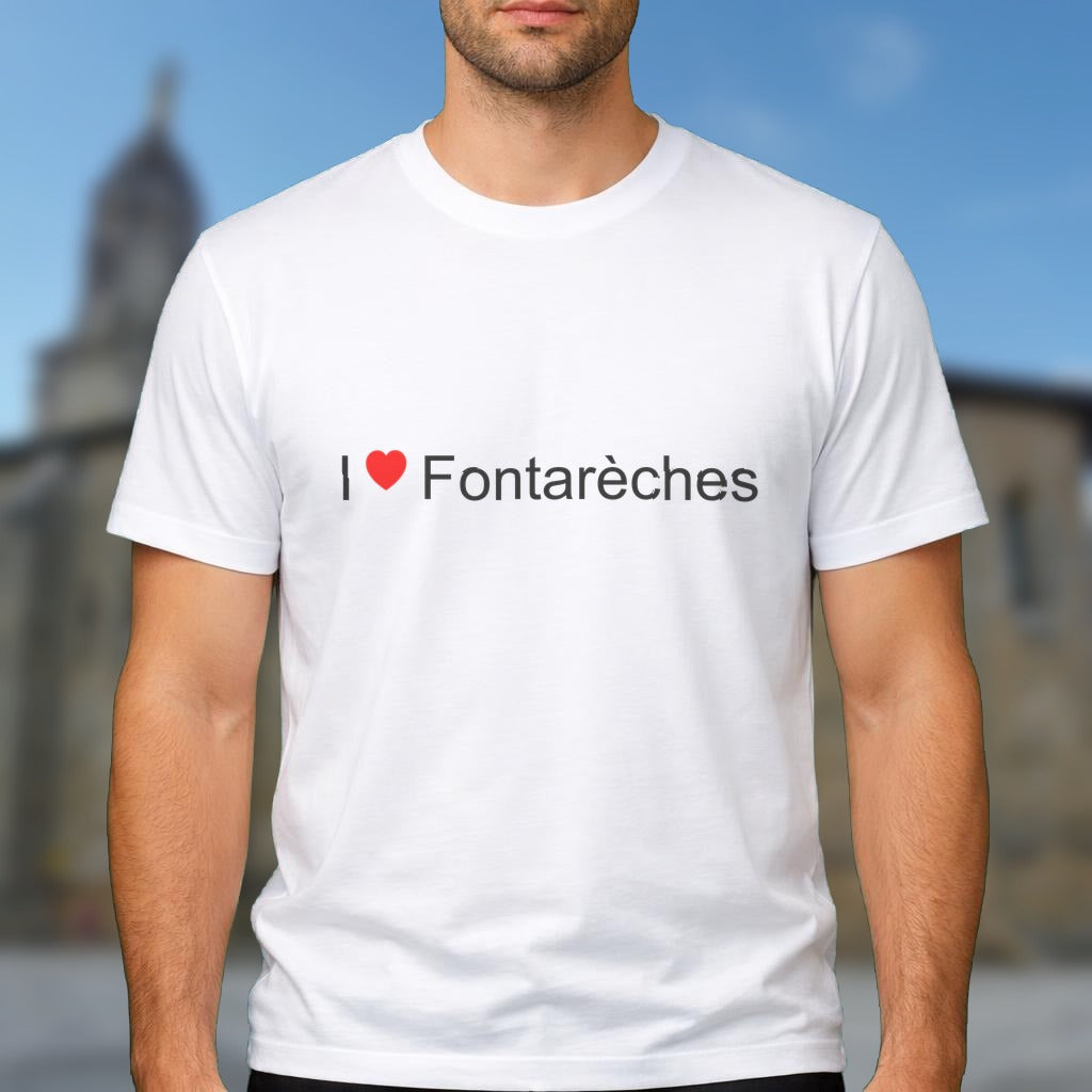 T-shirt I love fontarèches