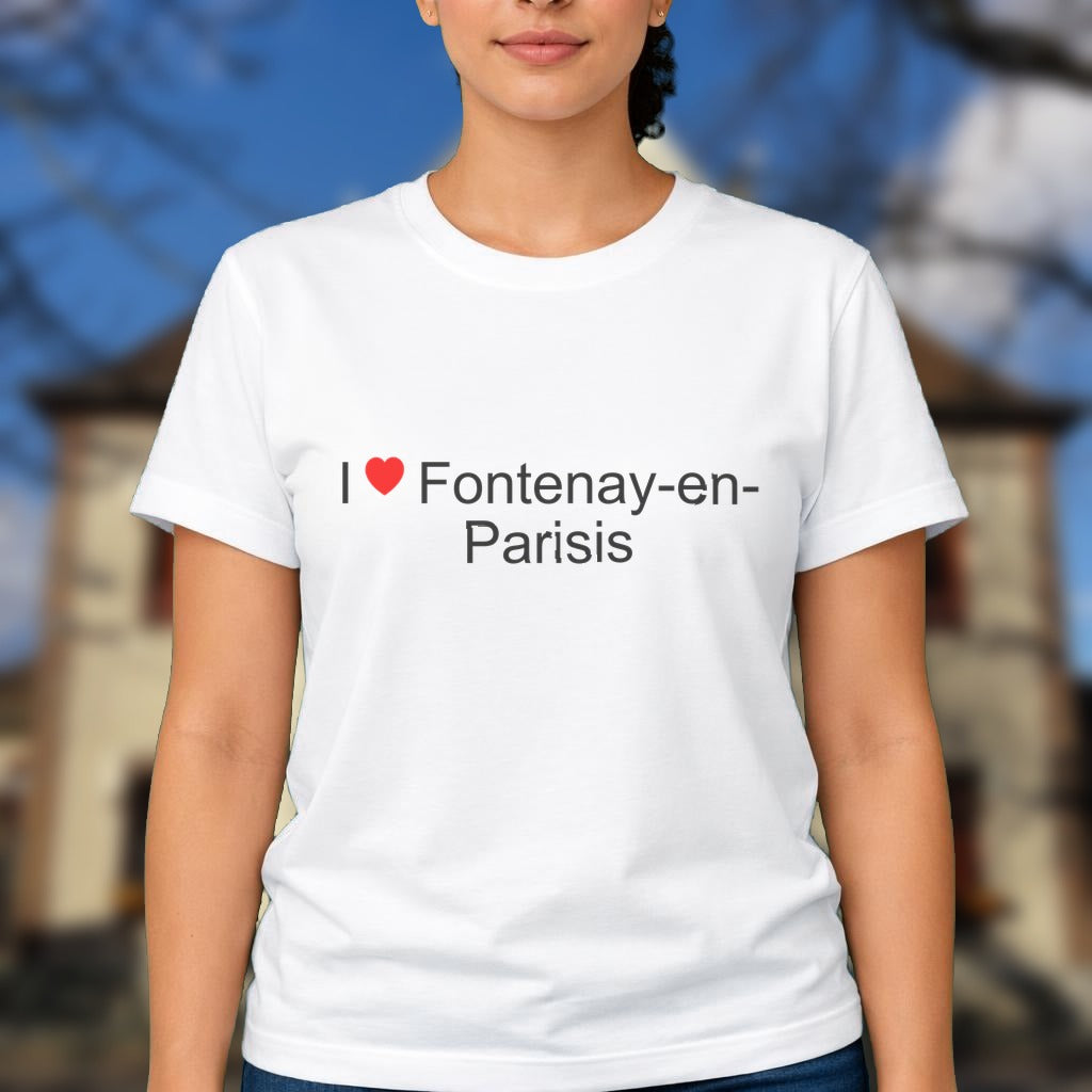 T-shirt I love fontenay-en-parisis