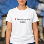 T-shirt I love fontenay-en-parisis