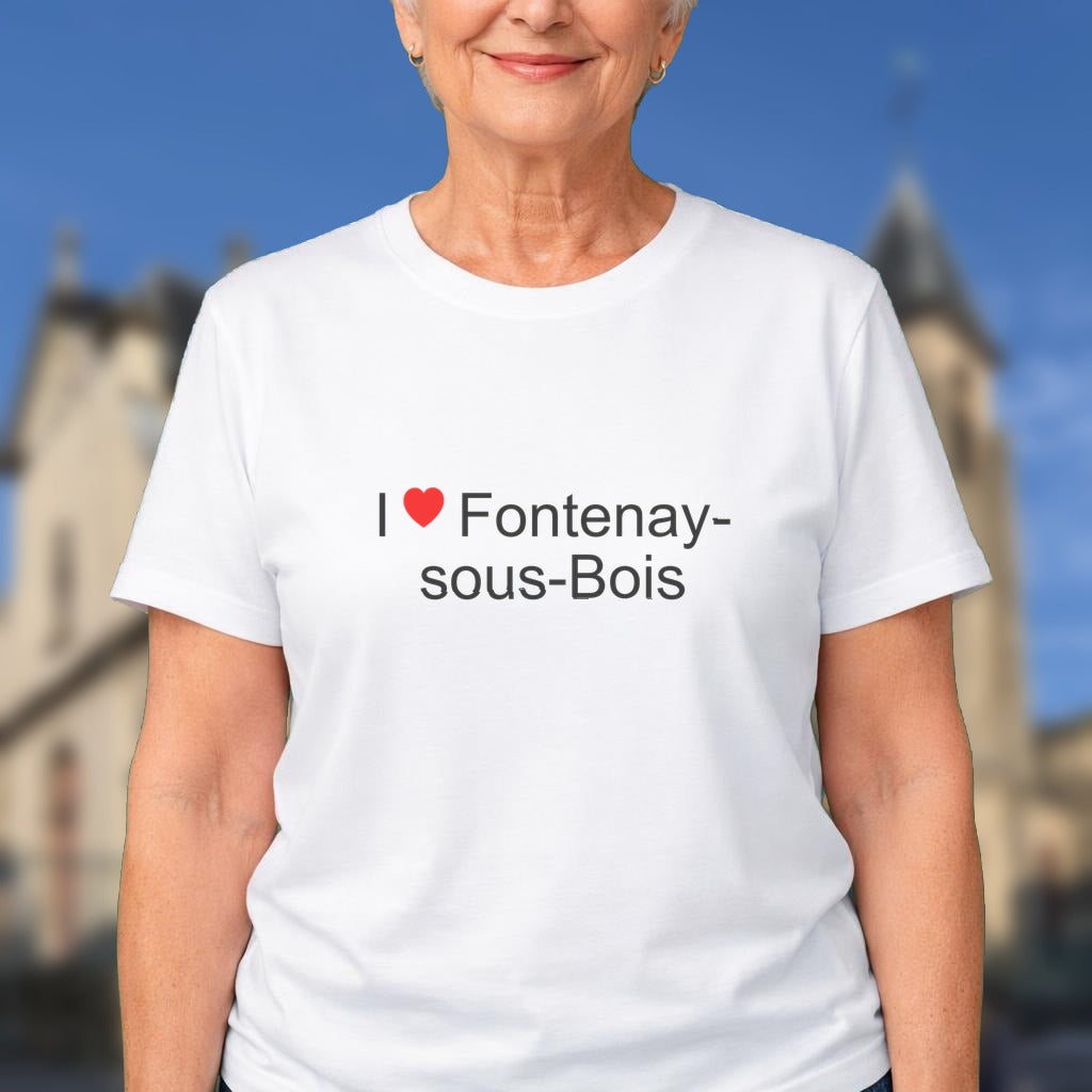 T-shirt I love fontenay-sous-bois