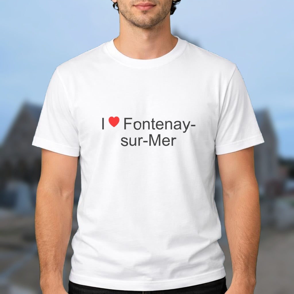 T-shirt I love fontenay-sur-mer