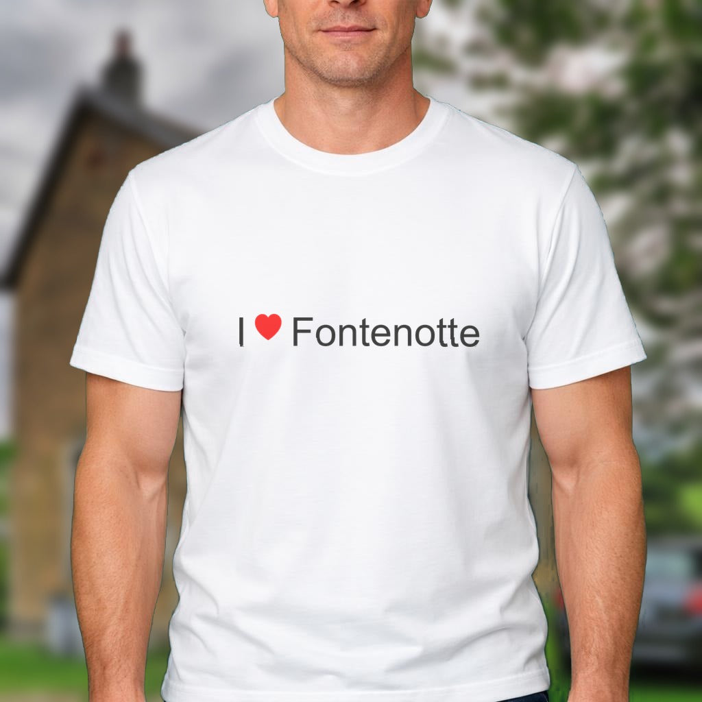 T-shirt I love fontenotte