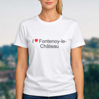 T-shirt I love fontenoy-le-château