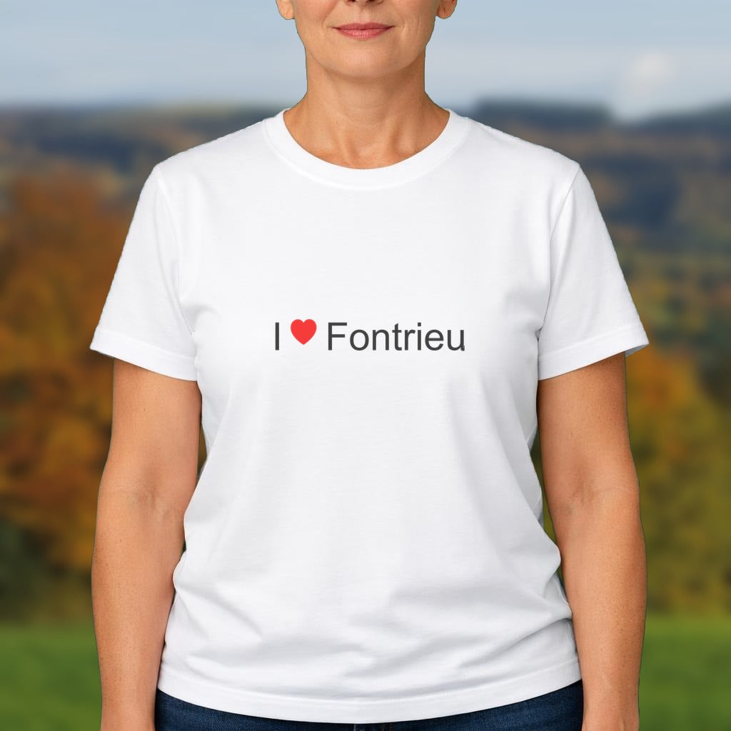 T-shirt I love fontrieu