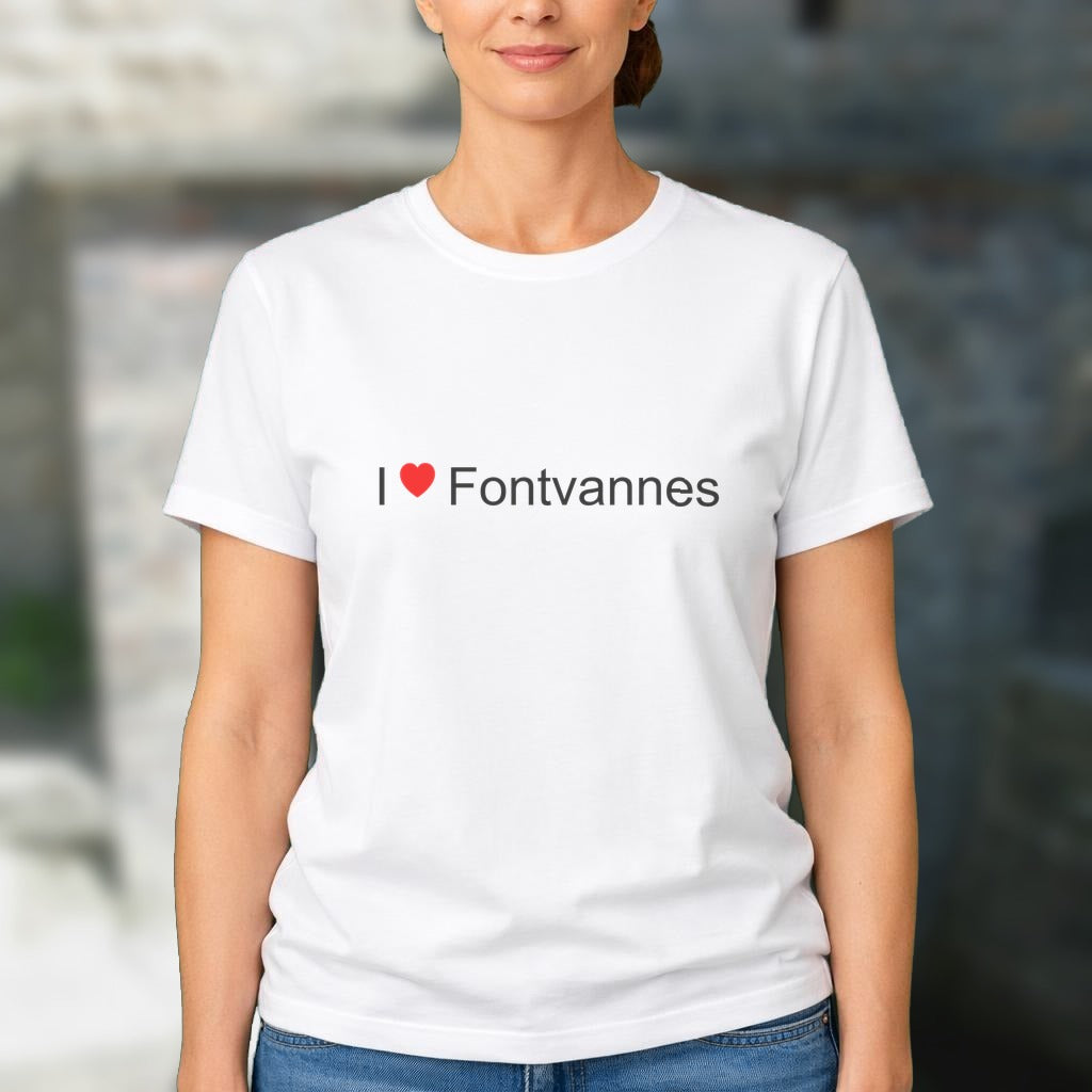 T-shirt I love fontvannes