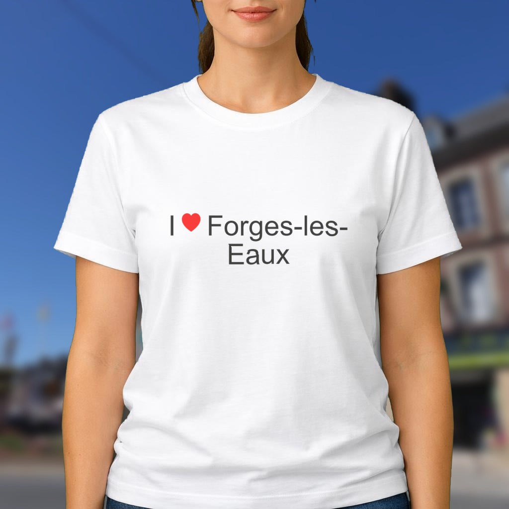 T-shirt I love forges-les-eaux