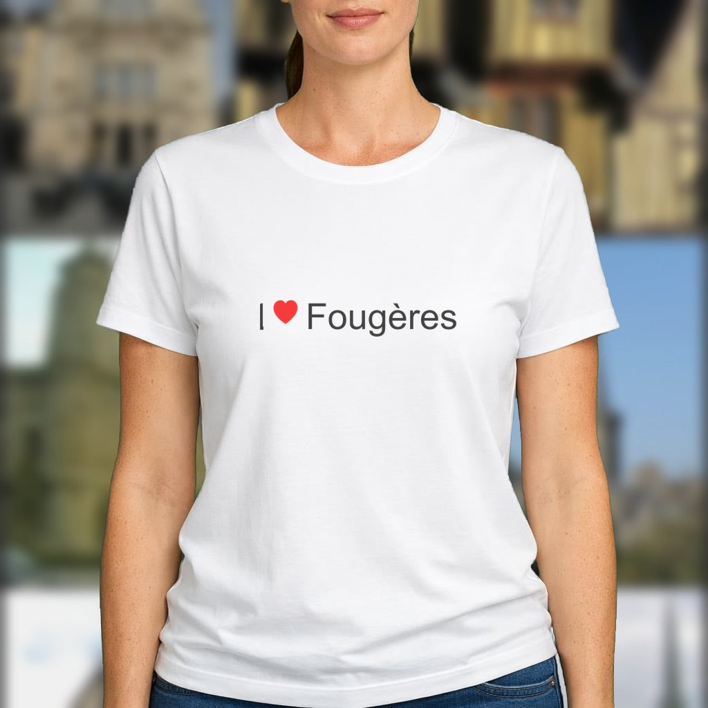 T-shirt I love fougères