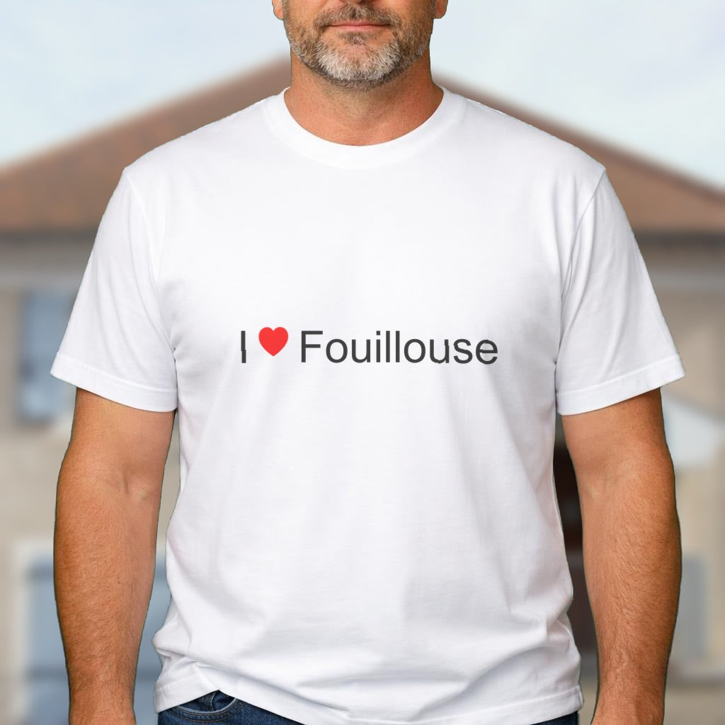T-shirt I love fouillouse