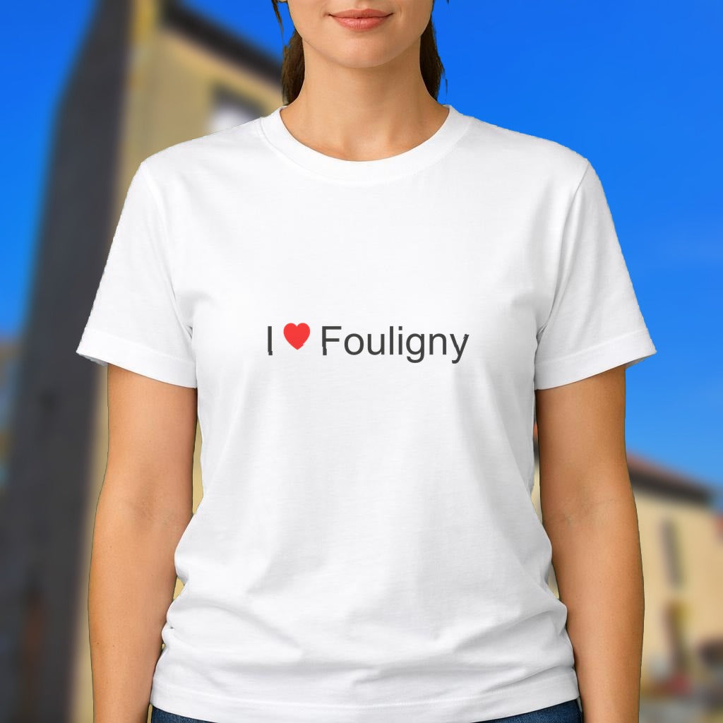 T-shirt I love fouligny