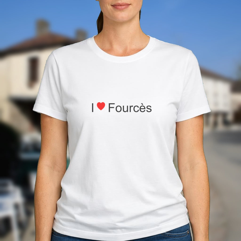 T-shirt I love fourcès