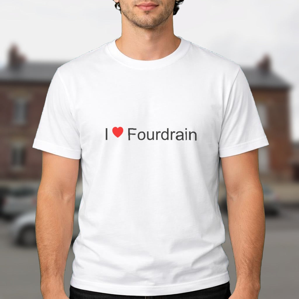T-shirt I love fourdrain