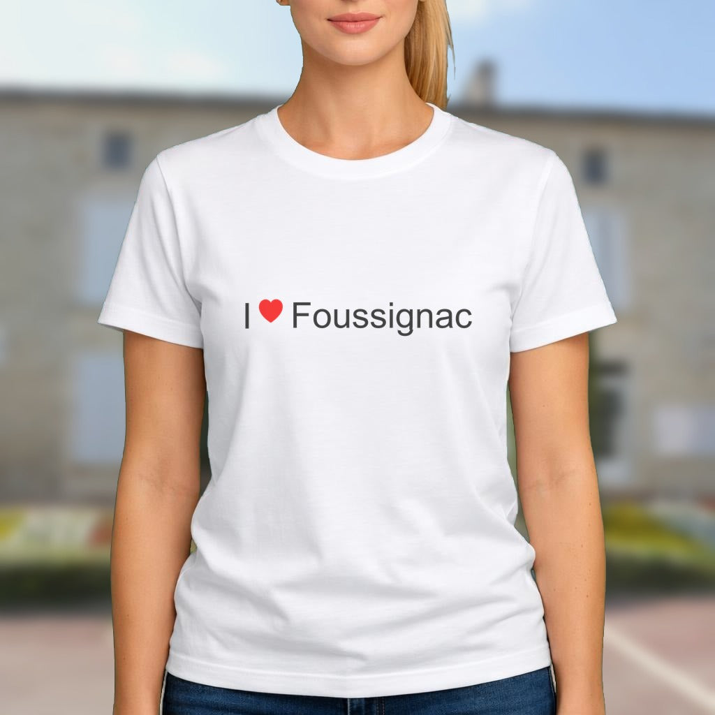T-shirt I love foussignac
