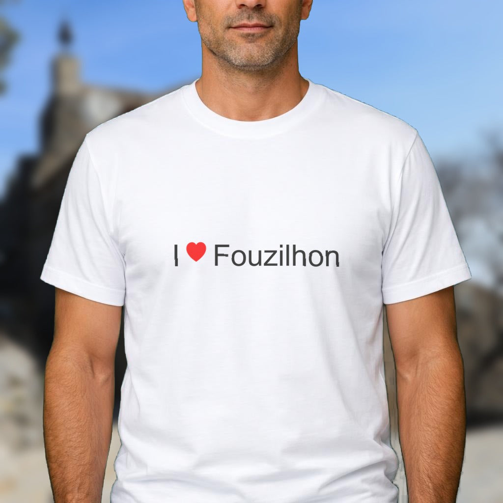 T-shirt I love fouzilhon