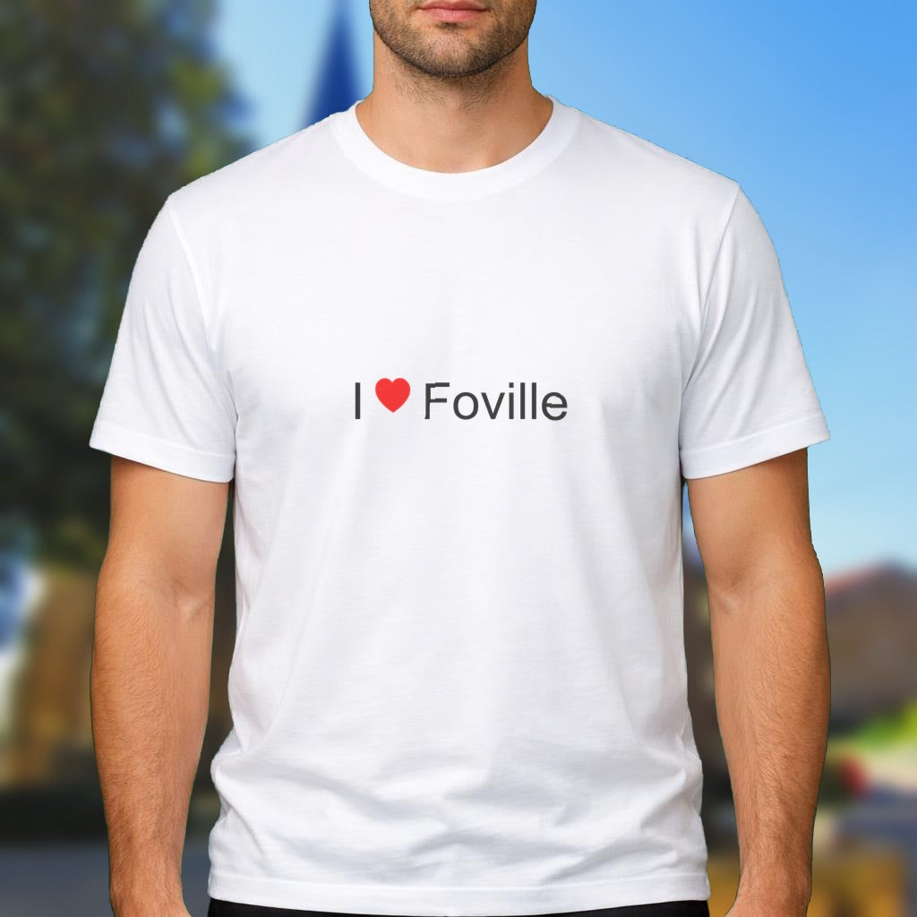 T-shirt I love foville