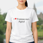 T-shirt I love fraisse-sur-agout