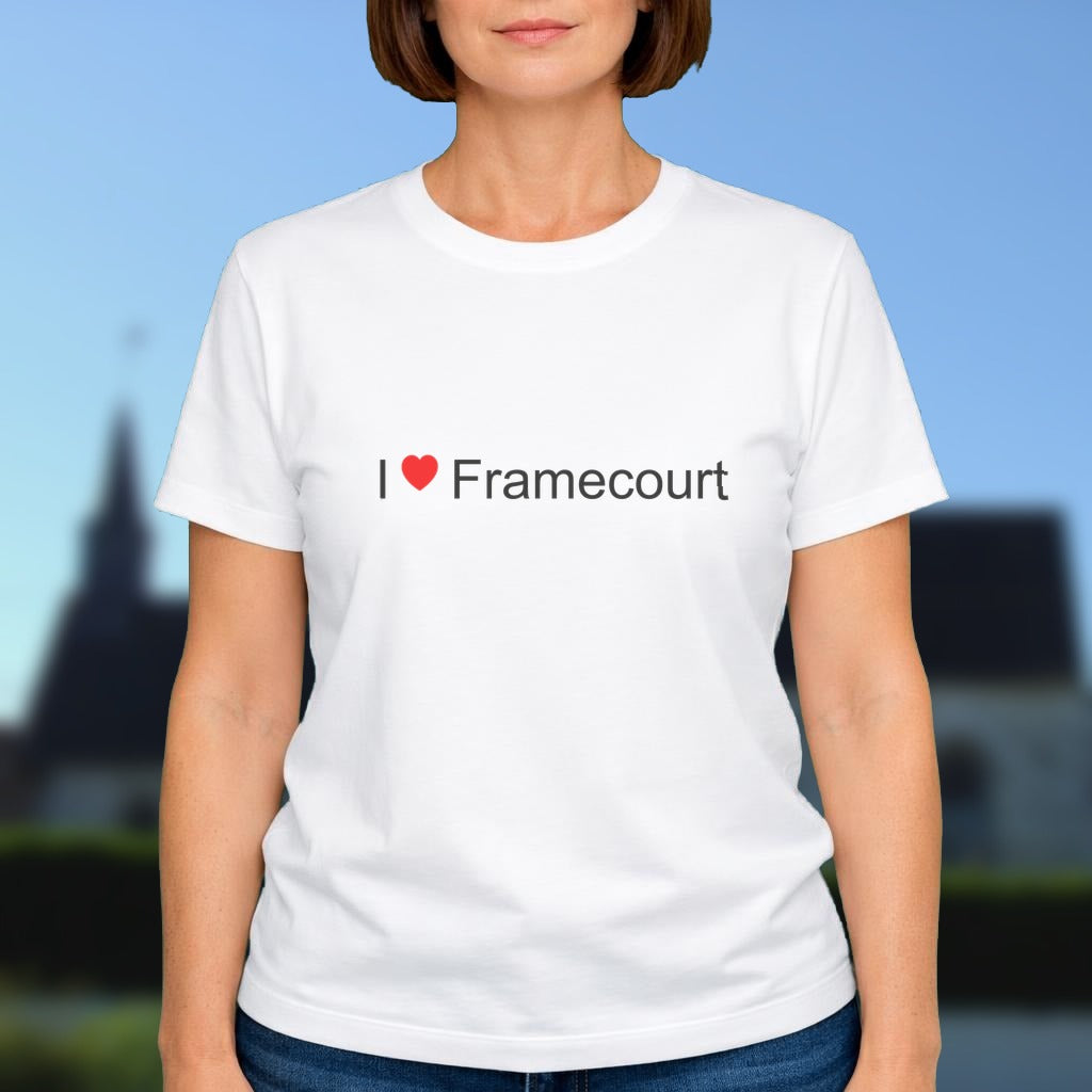 T-shirt I love framecourt