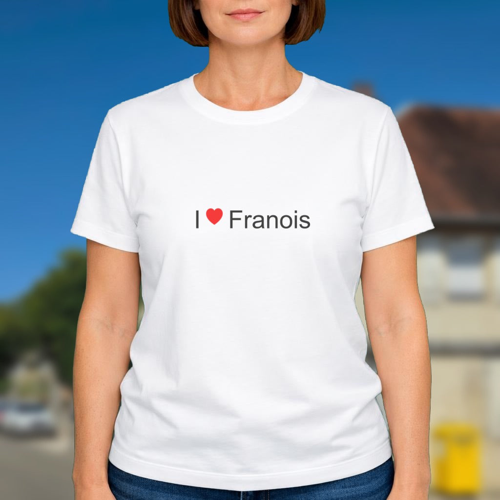T-shirt I love franois