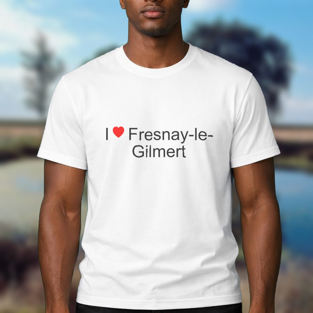 T-shirt I love fresnay-le-gilmert