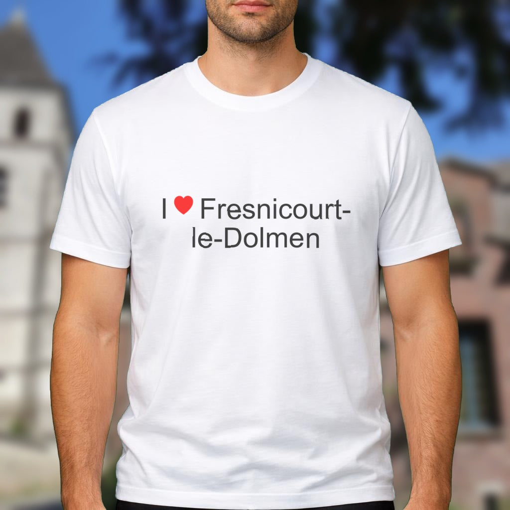 T-shirt I love fresnicourt-le-dolmen