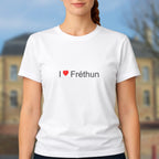 T-shirt I love fréthun