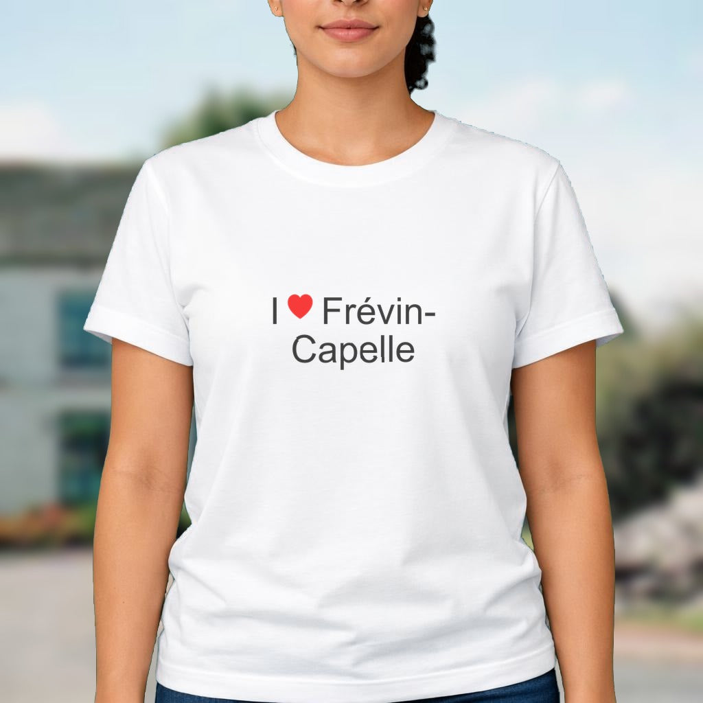 T-shirt I love frévin-capelle