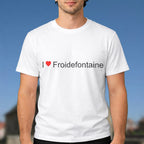 T-shirt I love froidefontaine