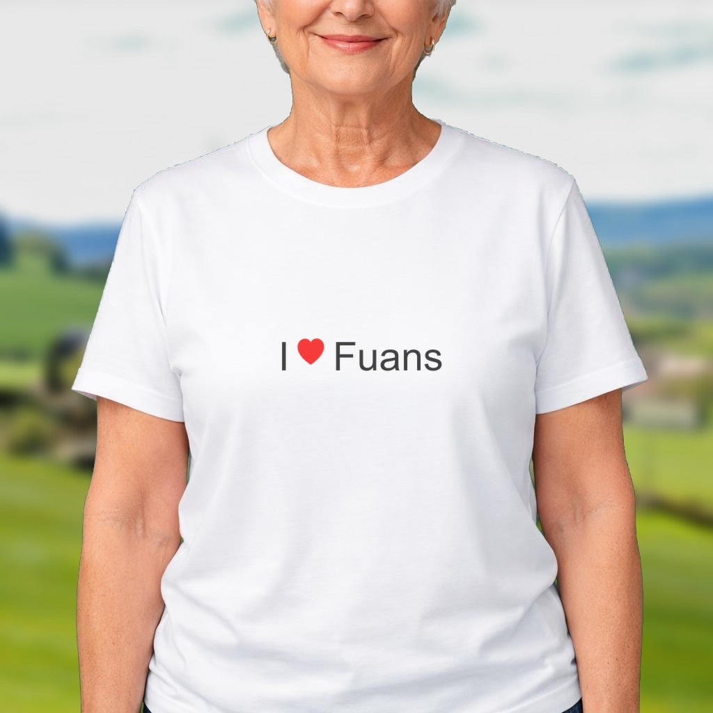 T-shirt I love fuans
