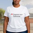 T-shirt I love gagnac-sur-garonne