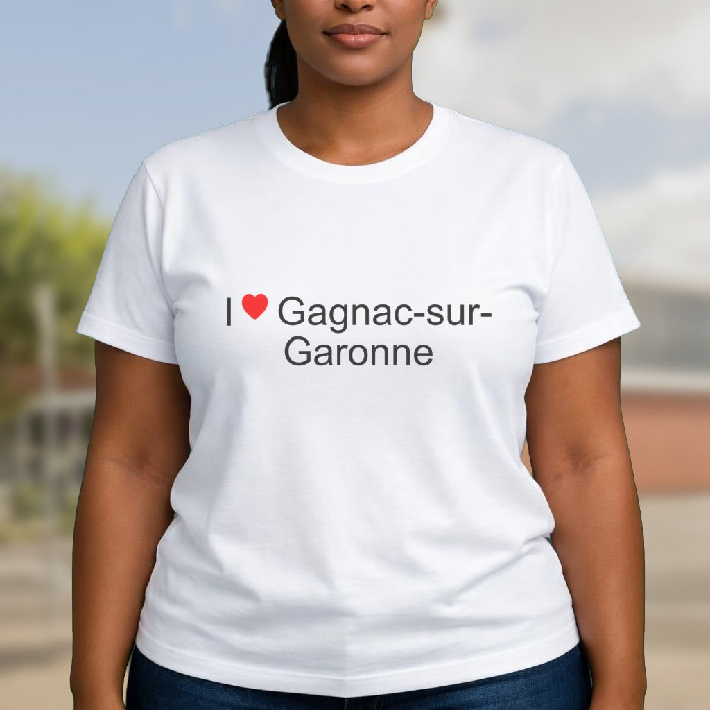 T-shirt I love gagnac-sur-garonne