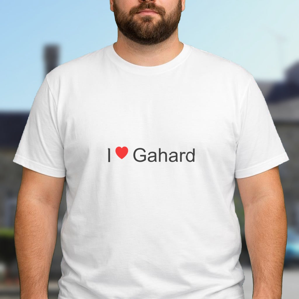 T-shirt I love gahard