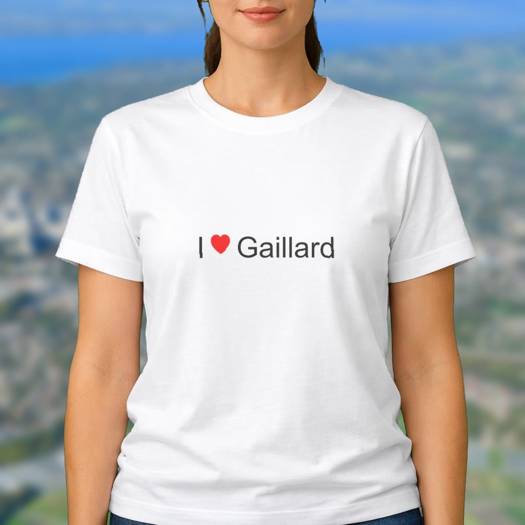 T-shirt I love gaillard