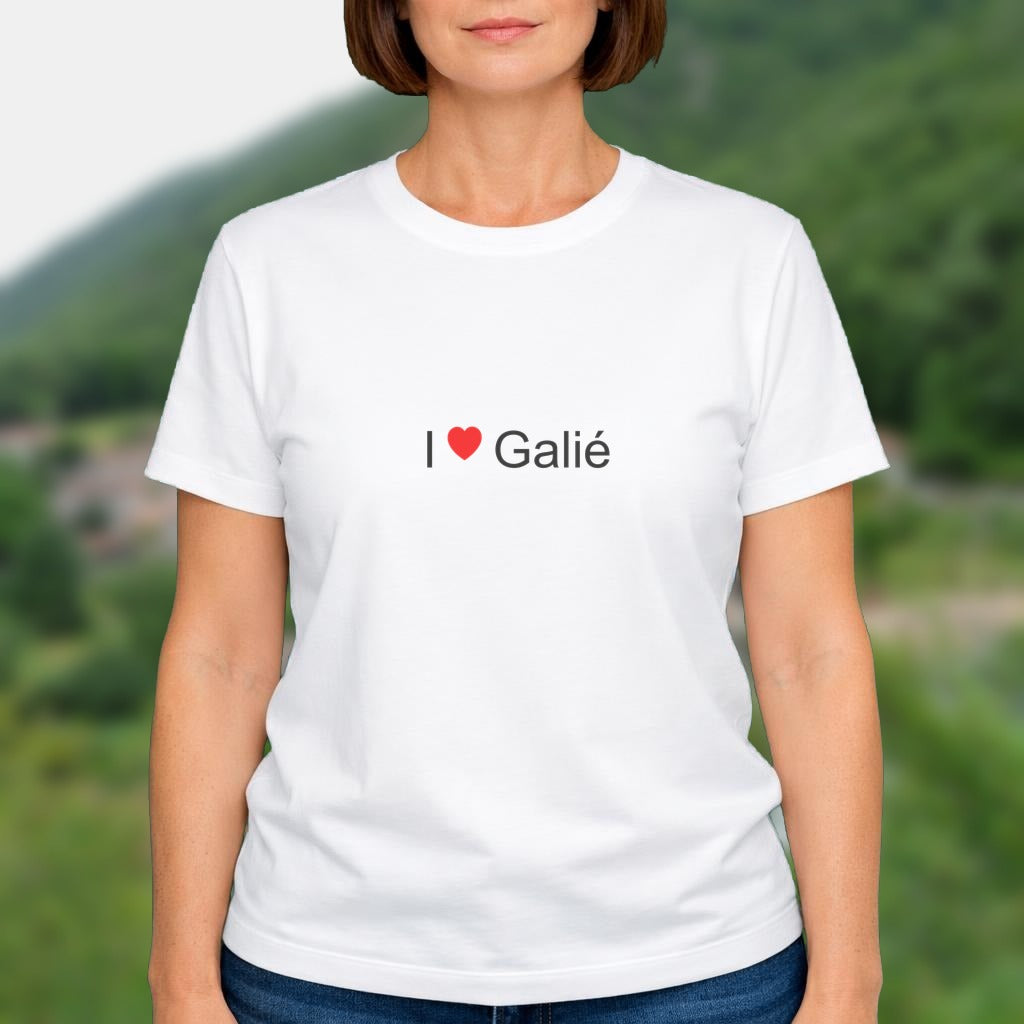 T-shirt I love galié