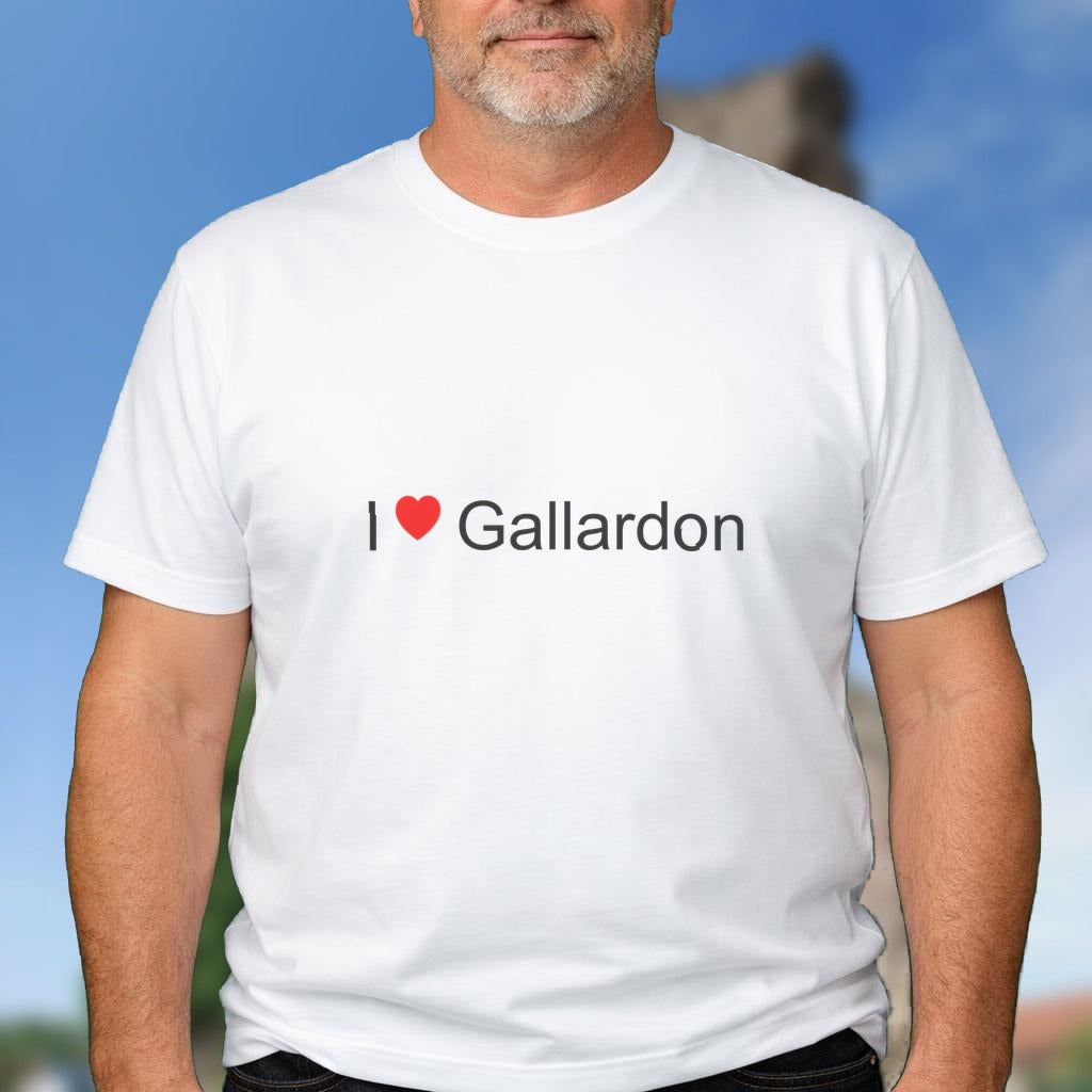 T-shirt I love gallardon