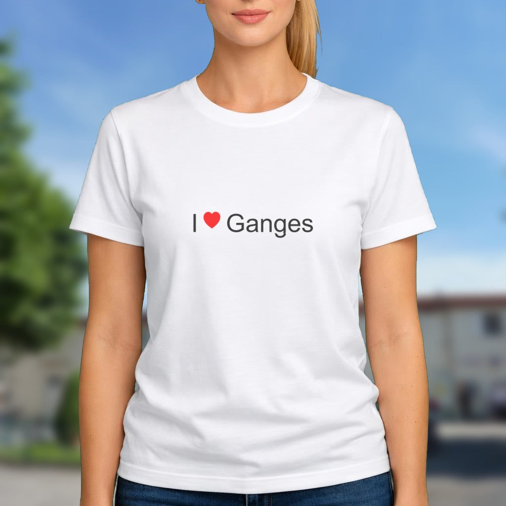 T-shirt I love ganges