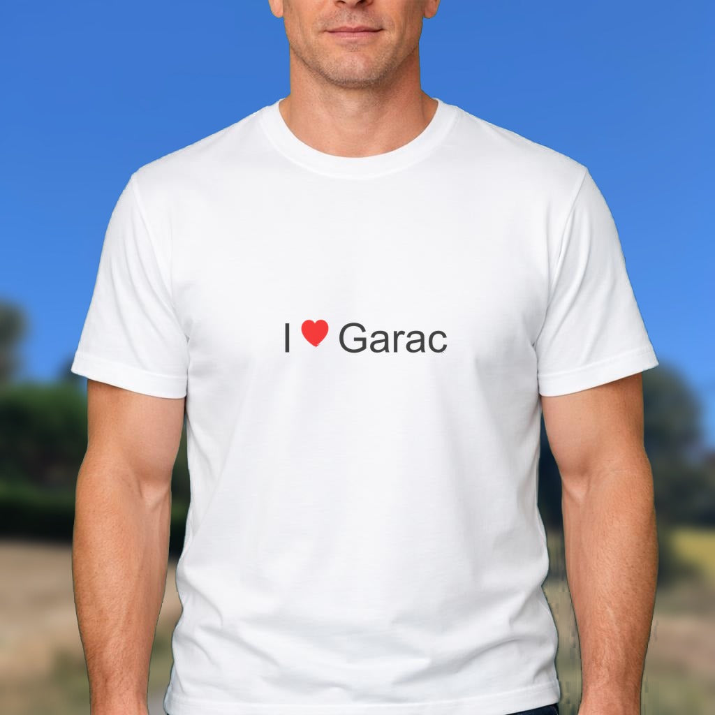 T-shirt I love garac