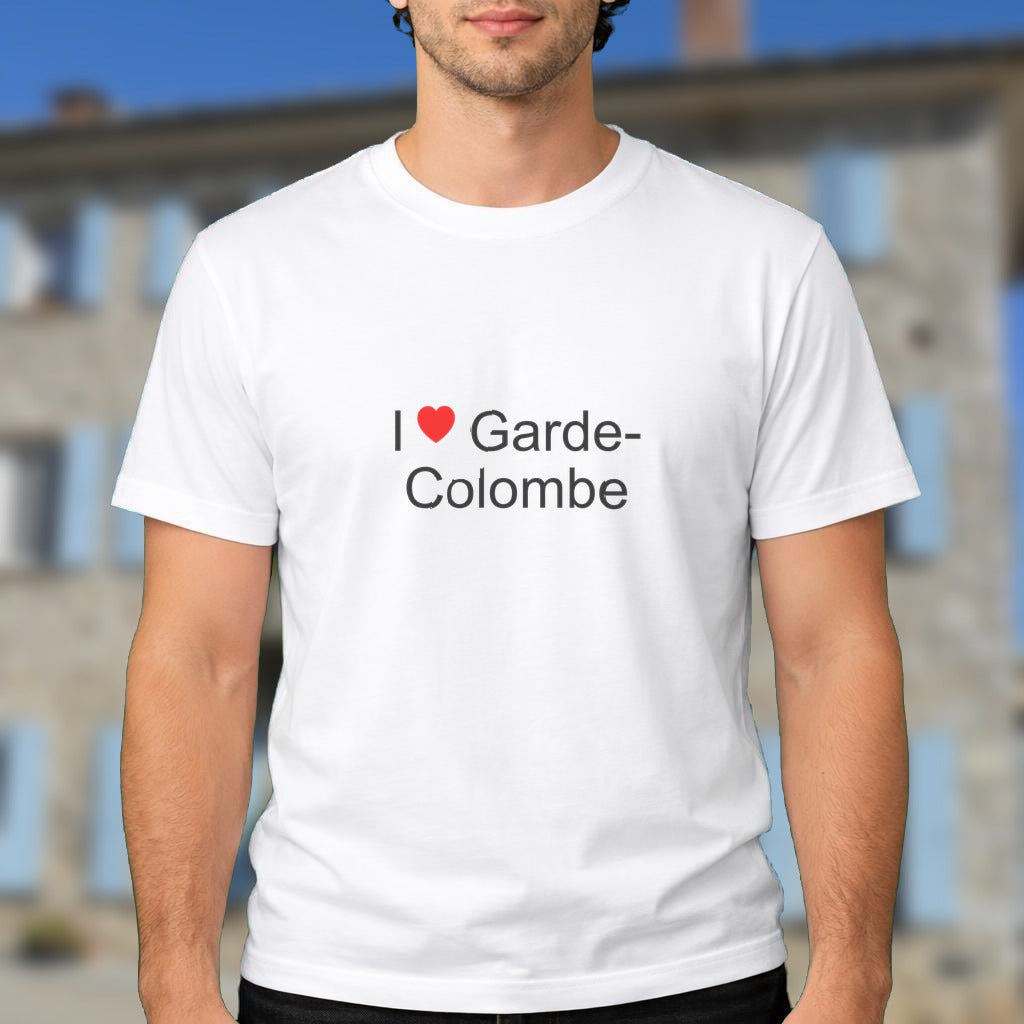 T-shirt I love garde-colombe