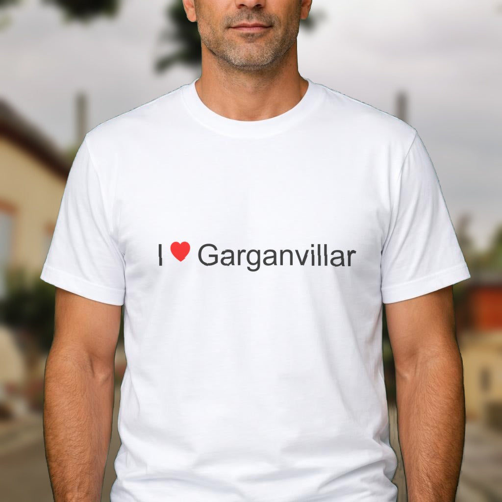 T-shirt I love garganvillar