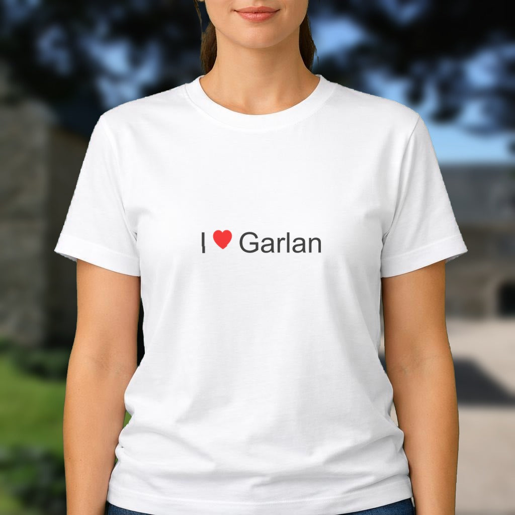 T-shirt I love garlan