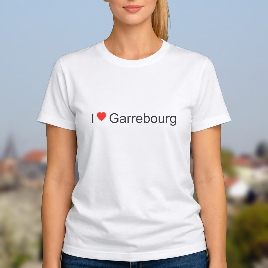 T-shirt I love garrebourg