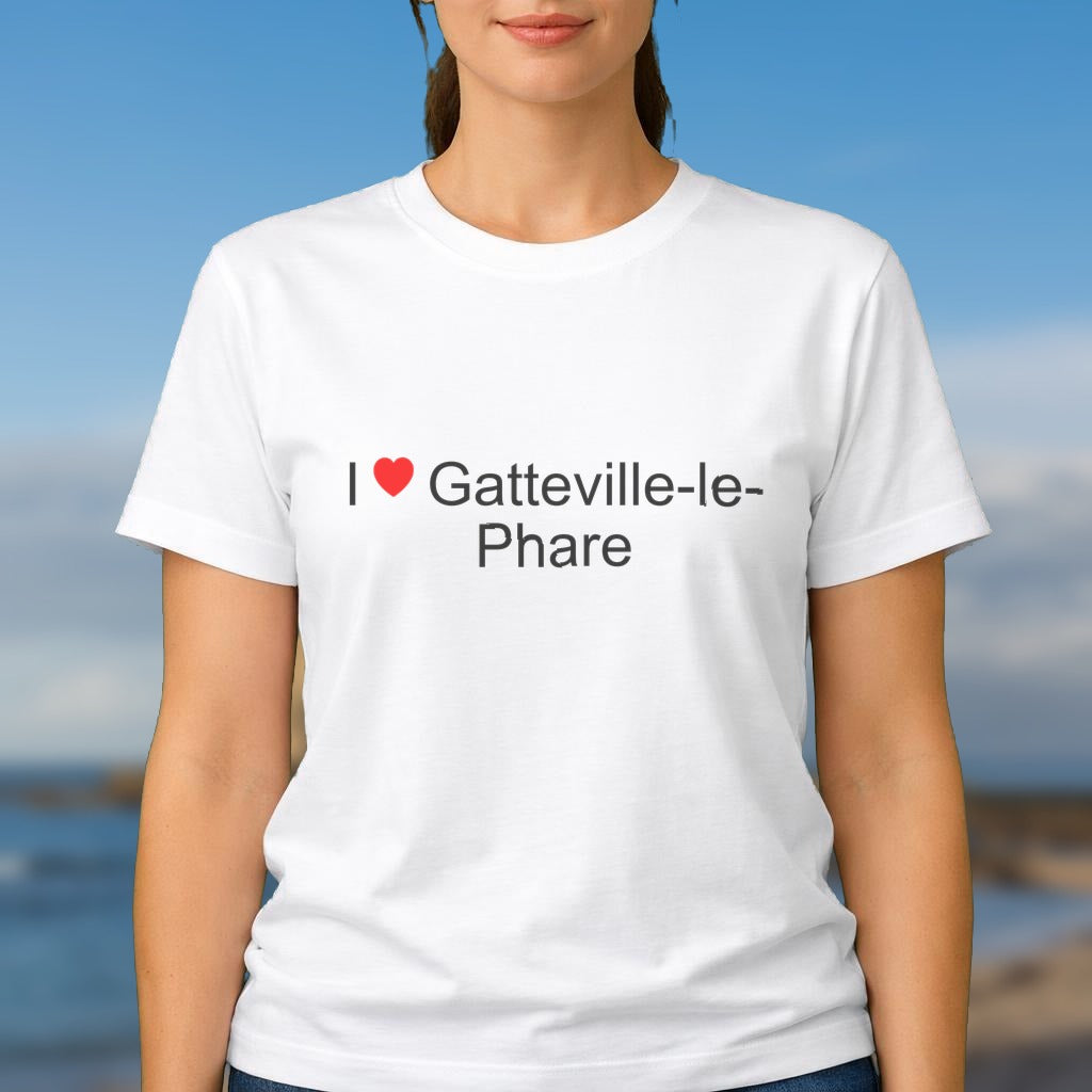 T-shirt I love gatteville-le-phare
