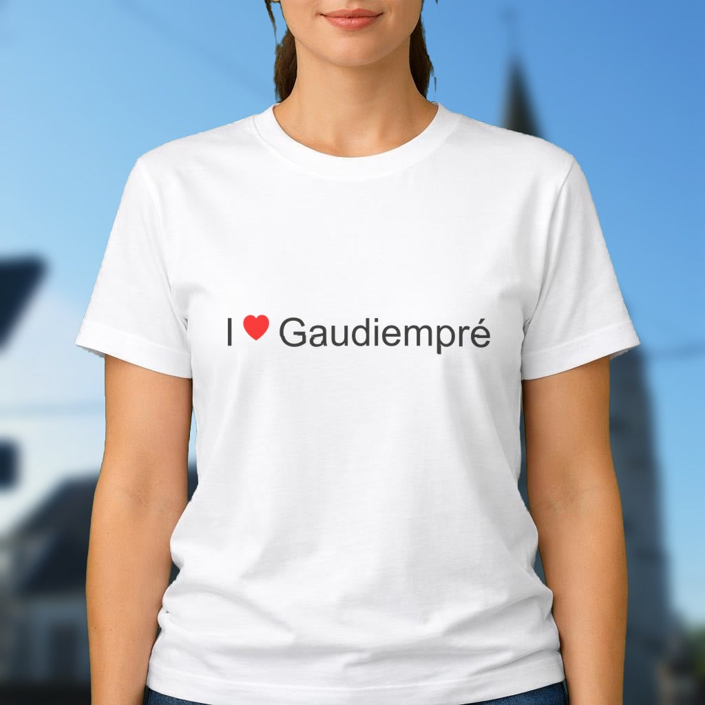 T-shirt I love gaudiempré