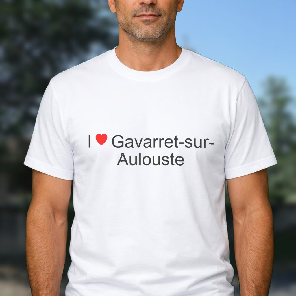 T-shirt I love gavarret-sur-aulouste