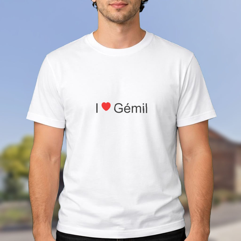 T-shirt I love gémil