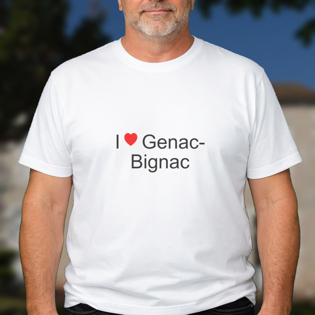 T-shirt I love genac-bignac