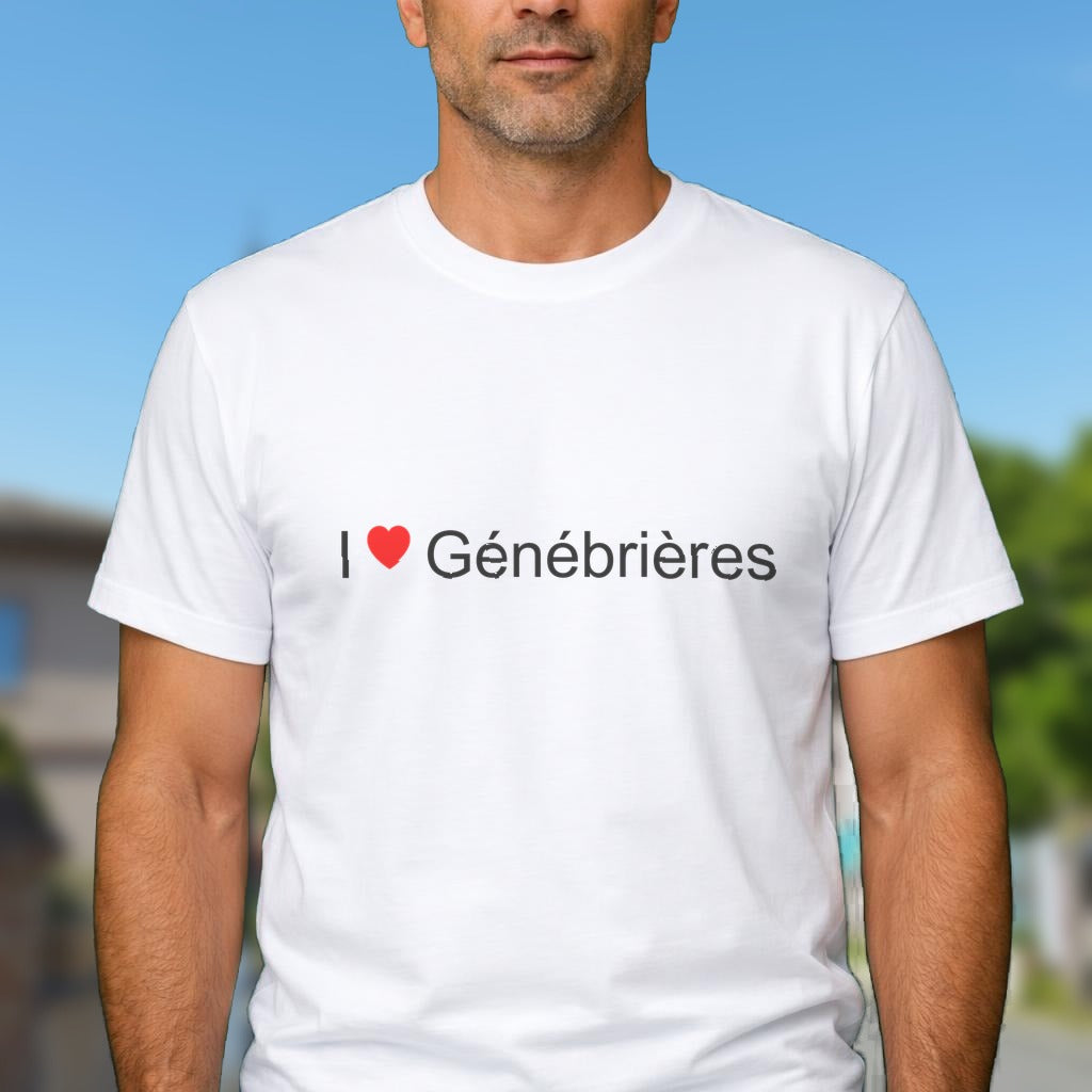 T-shirt I love génébrières