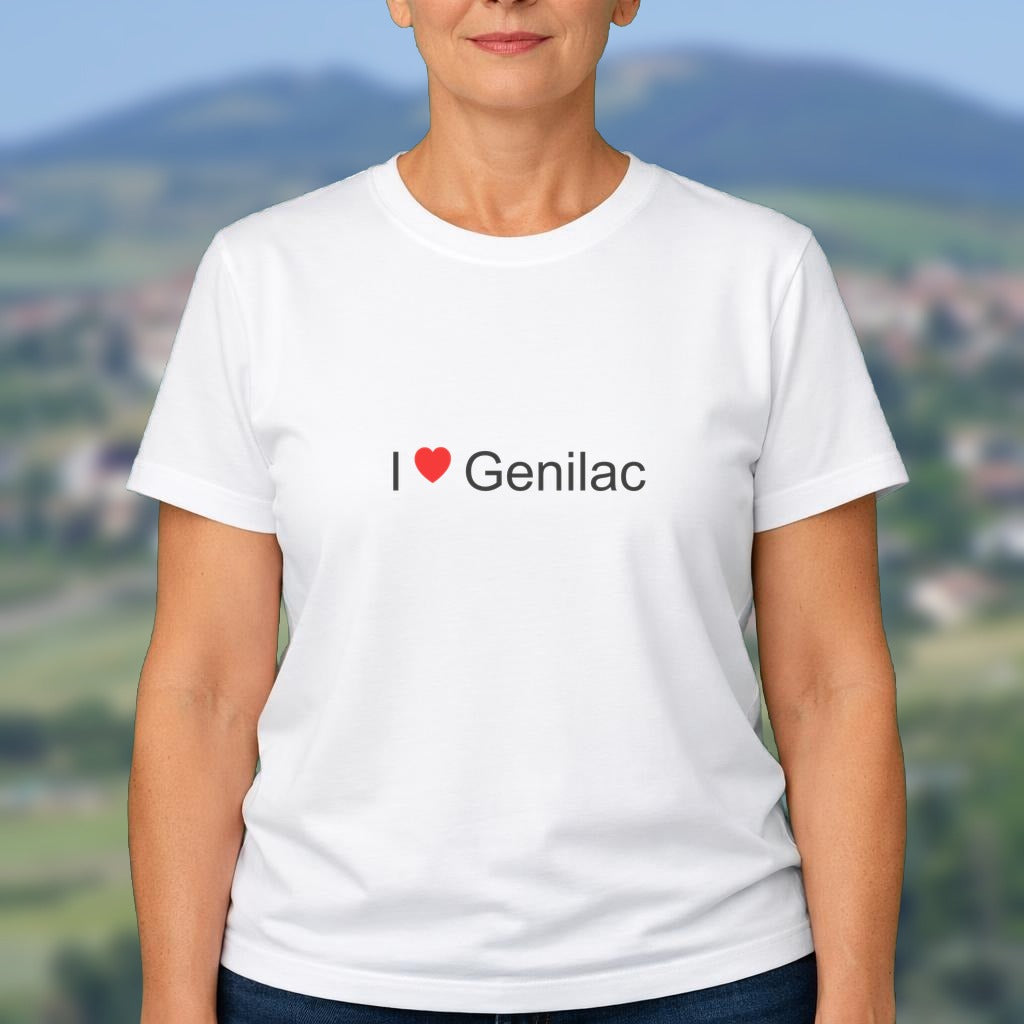 T-shirt I love genilac