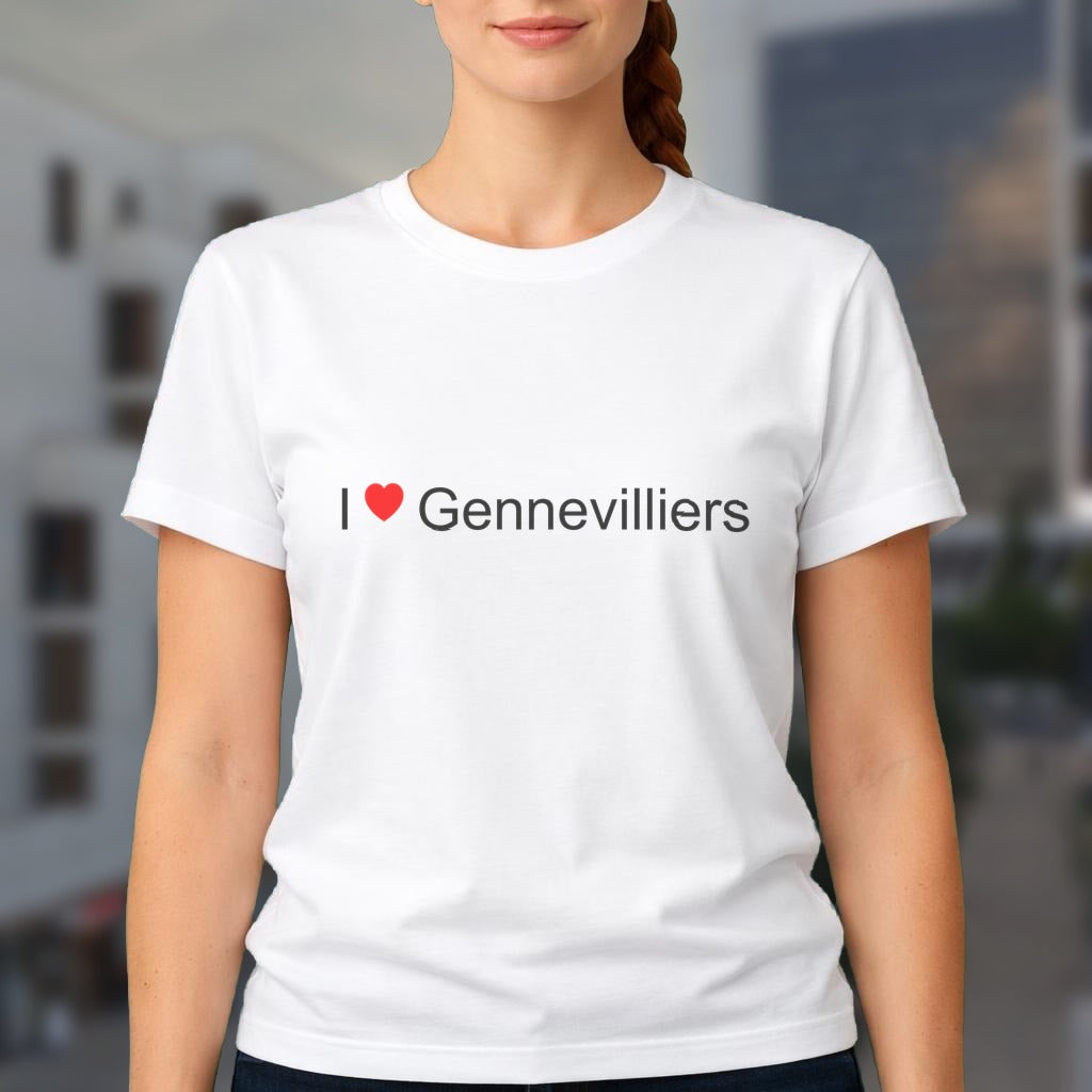 T-shirt I love gennevilliers