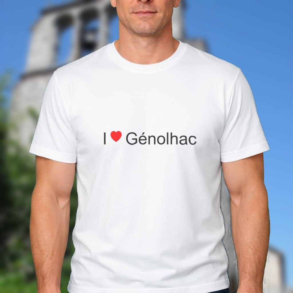 T-shirt I love génolhac